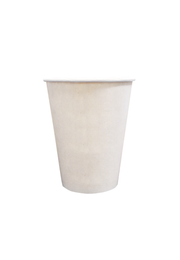 Econtainer C007 12oz Sugarcane Bagasse Coffee Cup Compostable and Eco-friendly Food Packaging [50 pcs.]