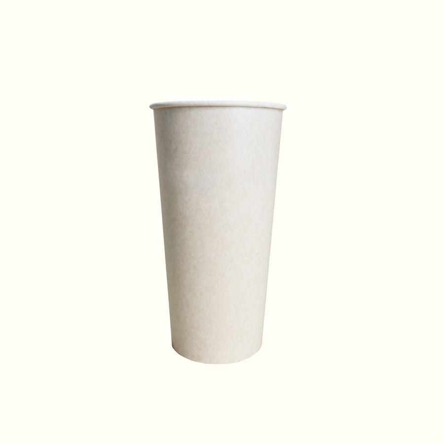 Econtainer C009 22oz Sugarcane Bagasse Cold Cup Compostable and Eco-friendly Food Packaging [50 pcs.]