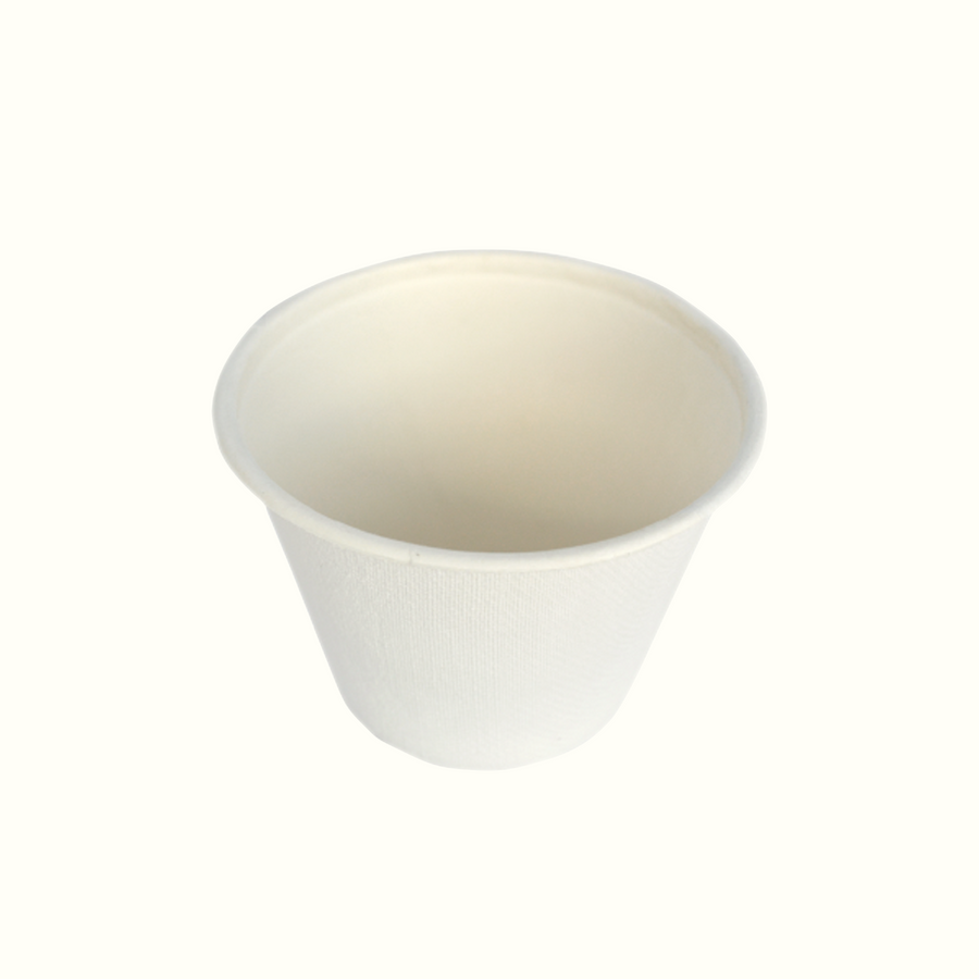 Econtainer L021 500ml Sugarcane Bagasse Barreled  Bowl Compostable and Eco-friendly Food Packaging [50 pcs.]
