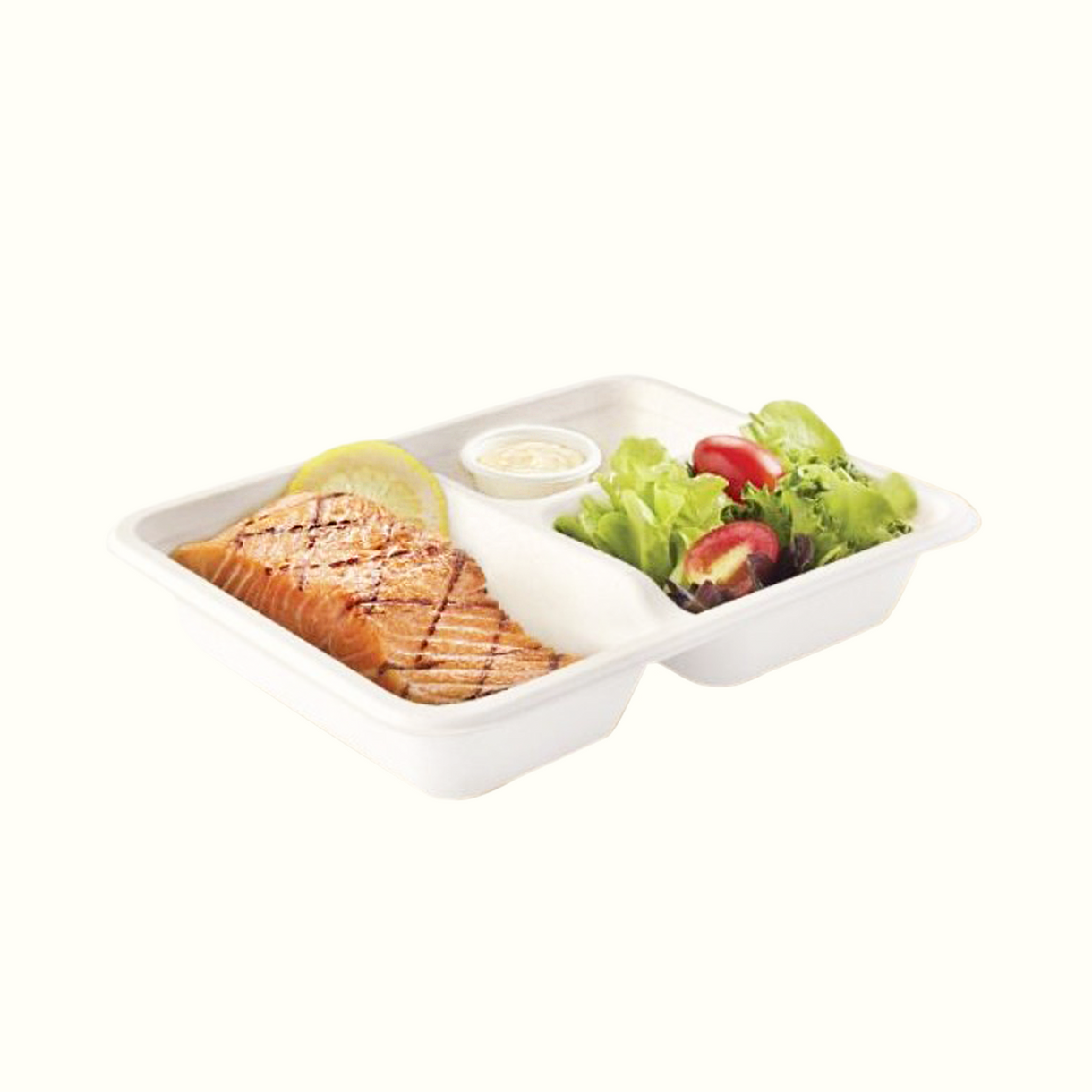 3-Compartment Food Tray 700ml | Econtainer Philippines